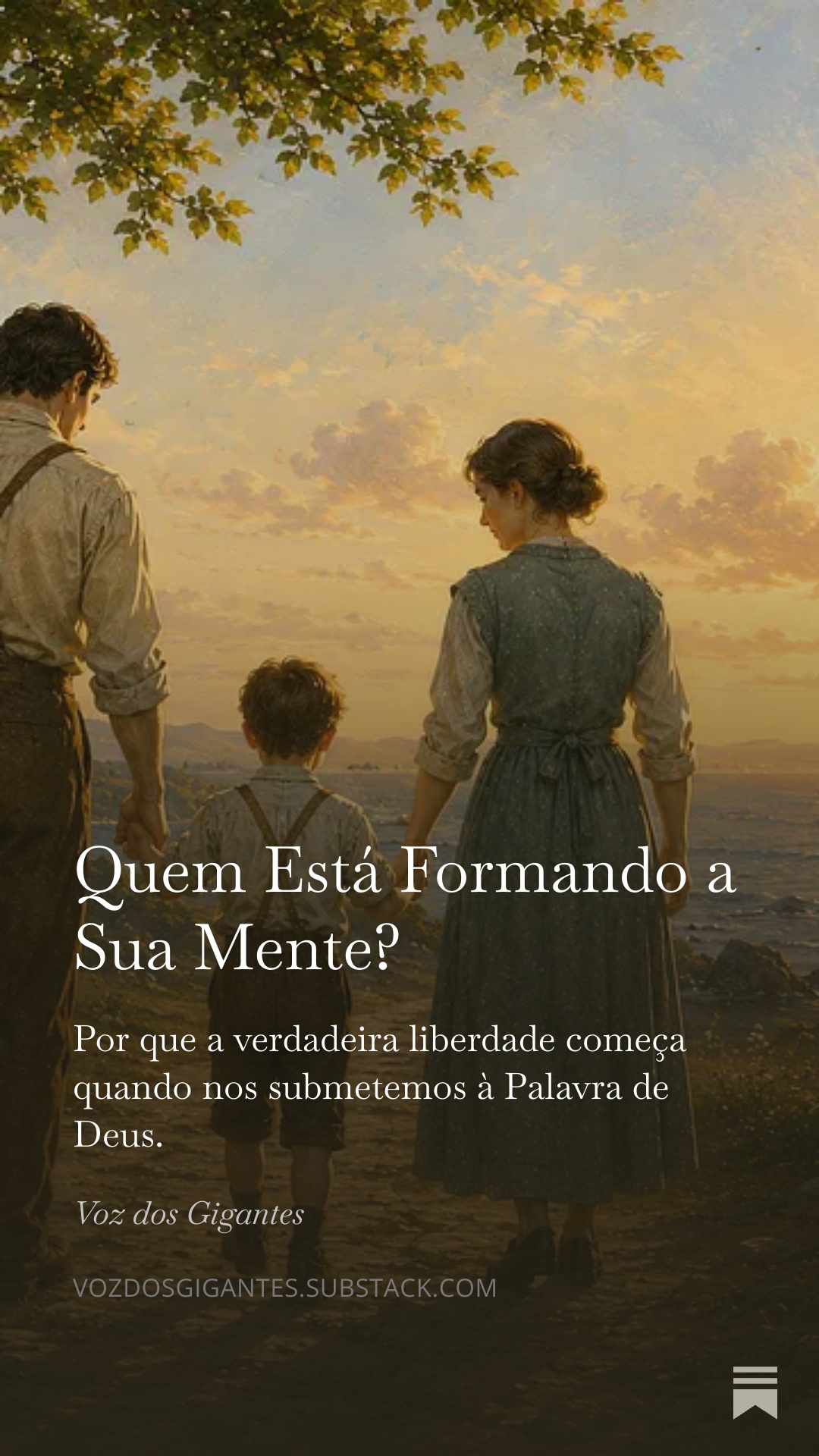 Quem Está Formando a Sua Mente?