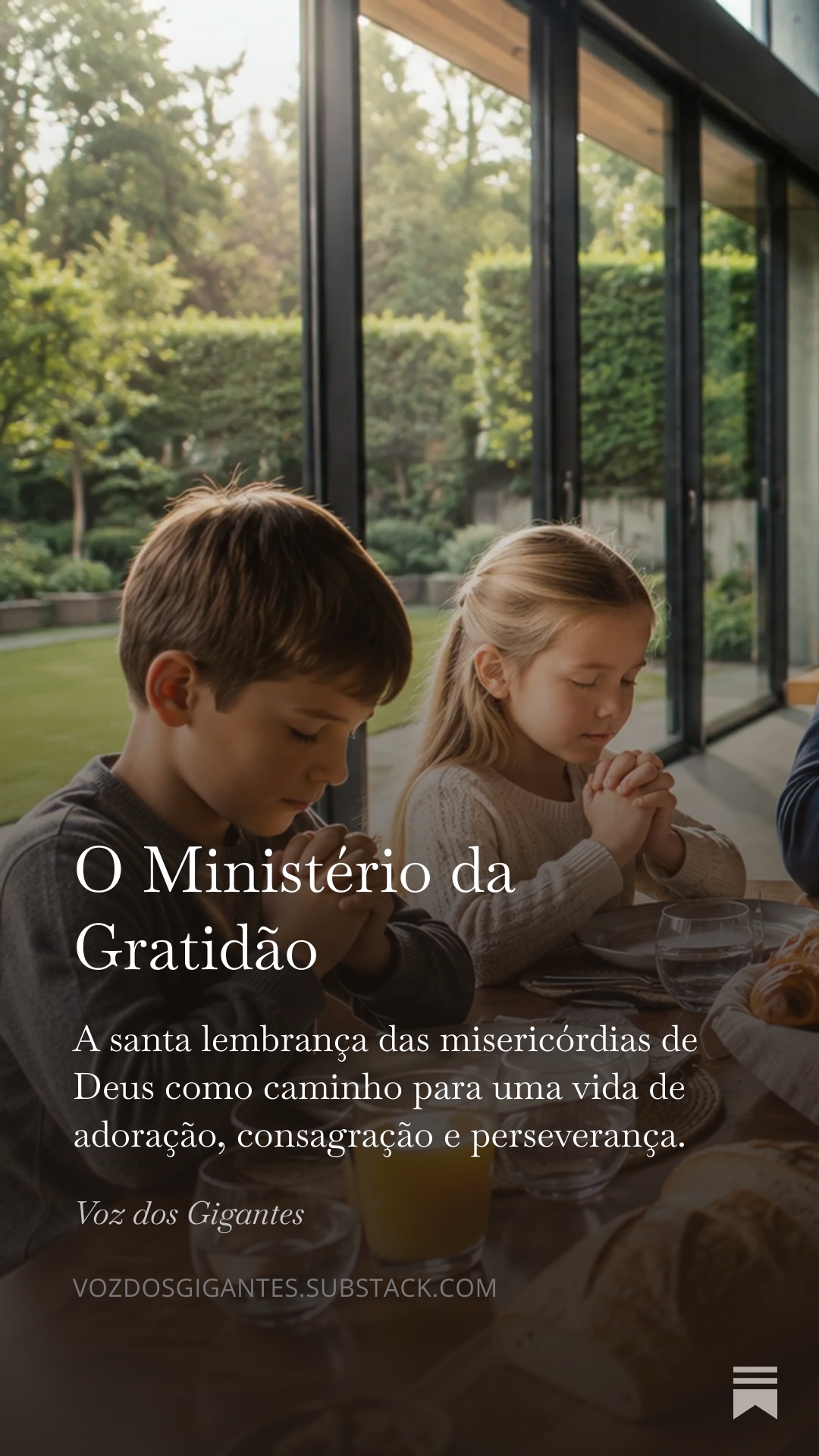 O Ministério da Gratidão